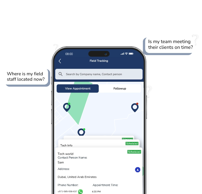 Employee Field Tracking Software