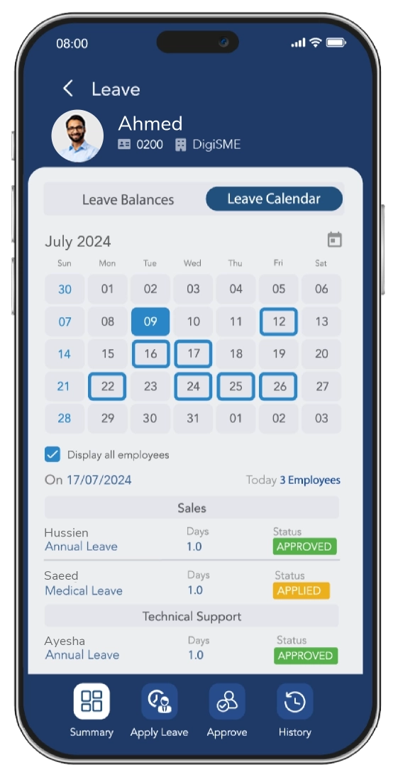 Employee Leave Management System