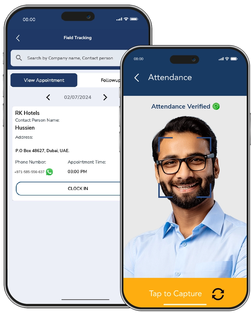 Mobile Field Tracking Attendance App