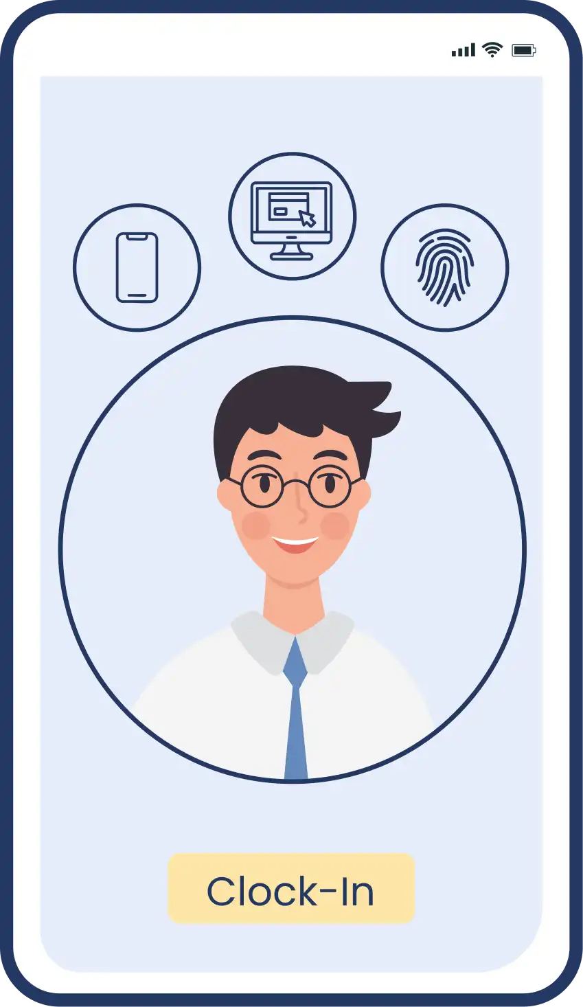 Add employees and salary details in time attendance software